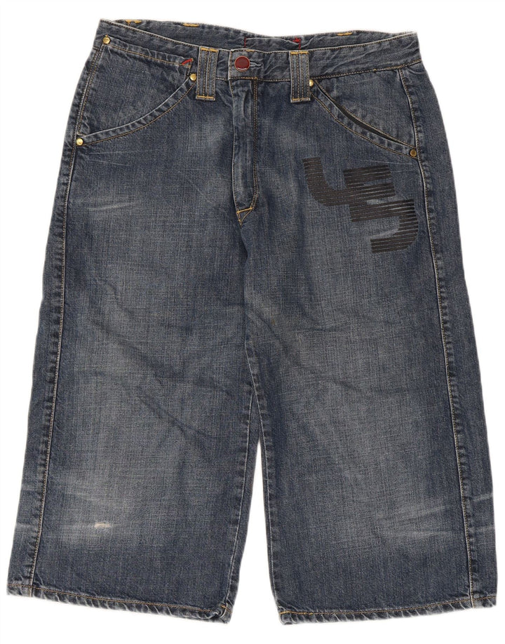 Męskie bermudy Levi's Graphic Denim Medium W32, niebieska bawełna