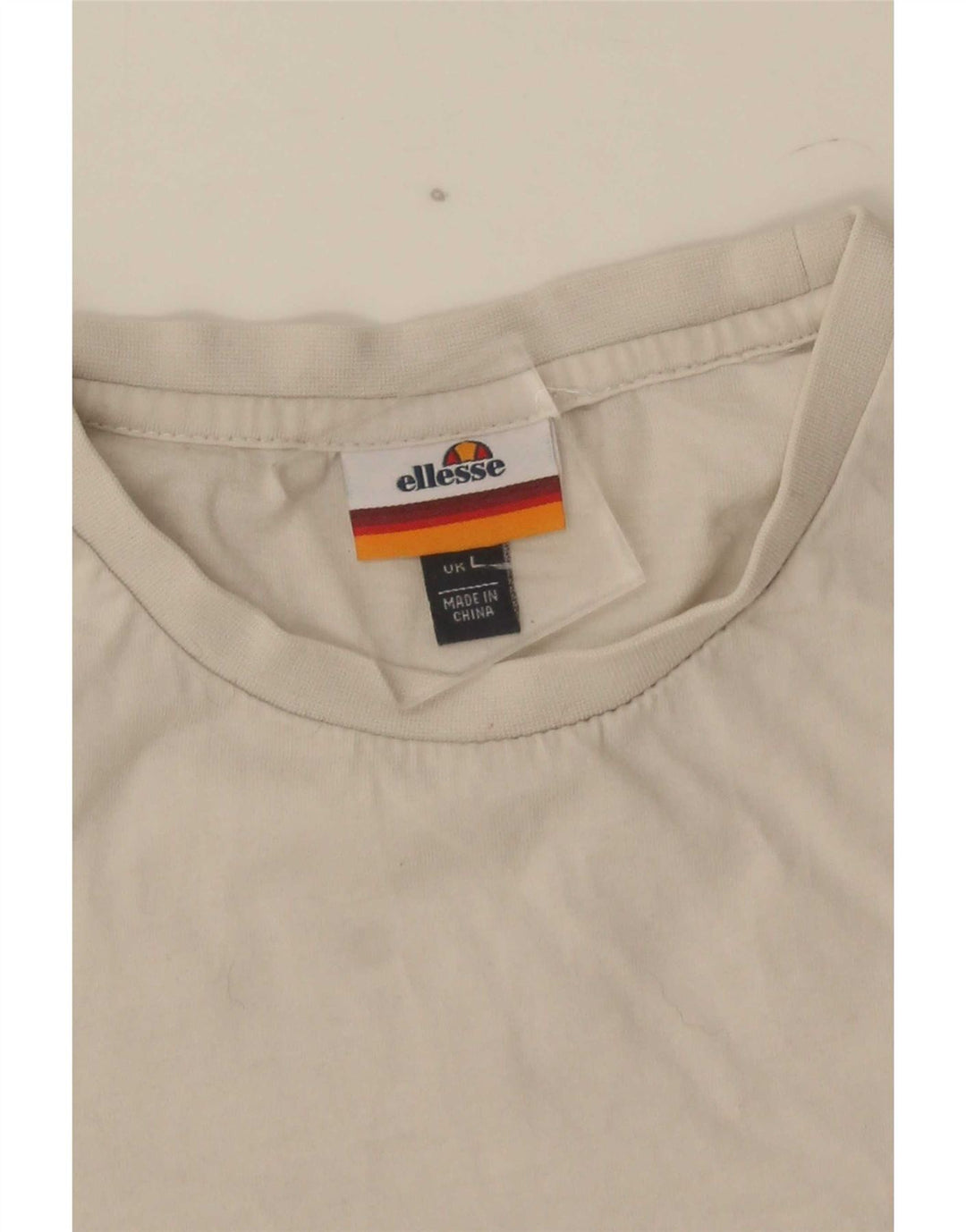 Męski T-shirt z grafiką Ellesse, duży, biały