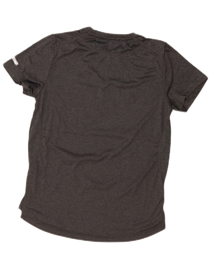 Męski T-shirt z grafiką Ellesse o dopasowanym kroju, mały, szary poliester