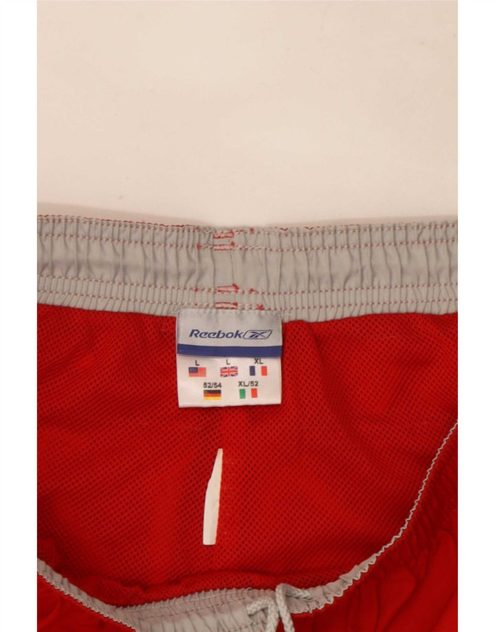 Męskie spodnie dresowe Reebok Capri, duże, czerwone