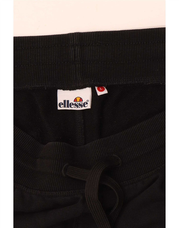 Męskie spodnie dresowe Ellesse, duże, czarne
