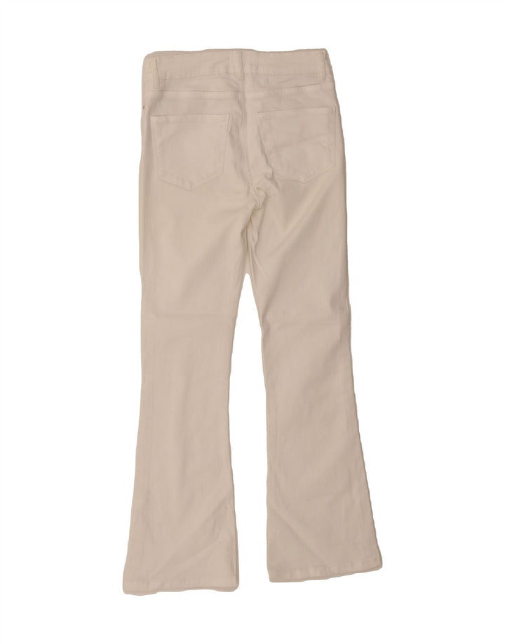 ZARA Womens Bootcut Jeans EU 34 2XS W24 L29 White Cotton Vintage Zara and Second-Hand Zara from Messina Hembry 