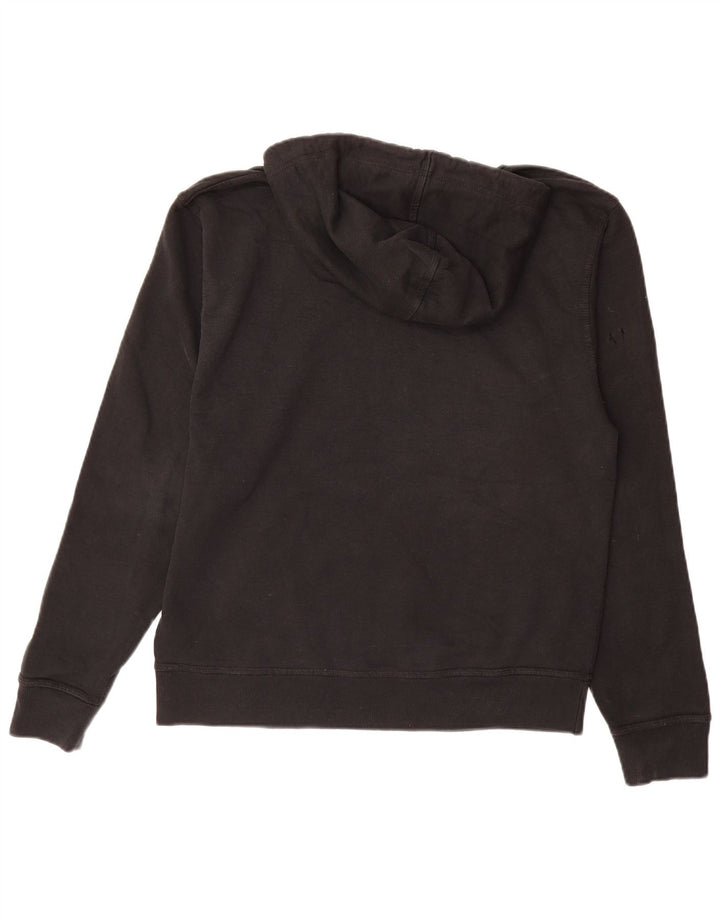 CHAMPION Mens Graphic Hoodie Jumper Medium Black Cotton
