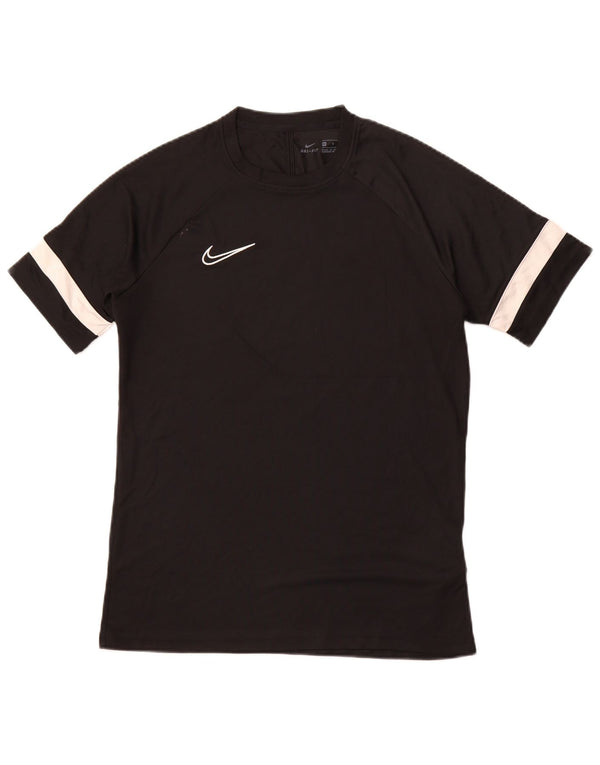 T-shirt męski NIKE Top, średni, czarny, poliestrowy, sportowy