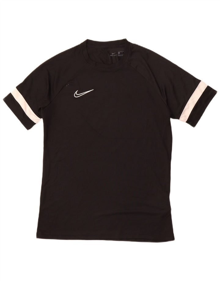 T-shirt męski NIKE Top, średni, czarny, poliestrowy, sportowy