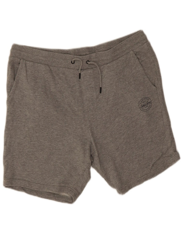 Męskie spodenki sportowe Jack & Jones 2XL, szare, bawełniane w plamki