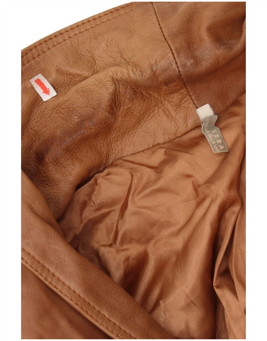 Męska skórzana kurtka wojskowa VINTAGE UK 44 2XL brązowa skóra