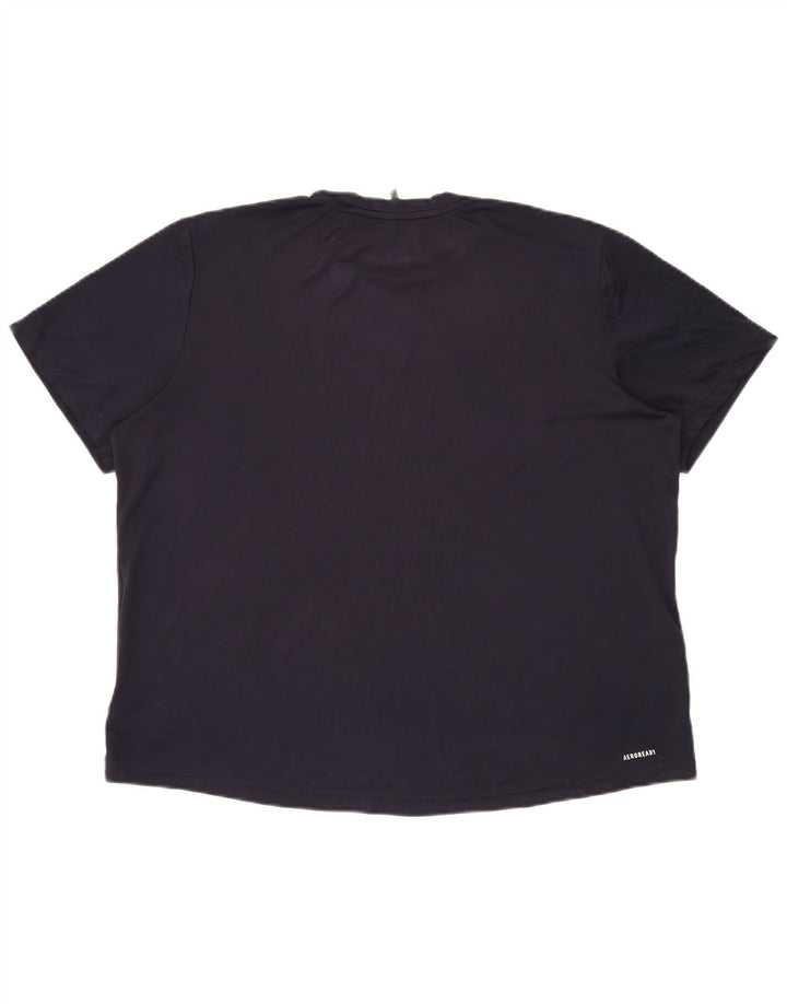 Męski T-shirt ADIDAS Aeroready Top XL Granatowy Poliester