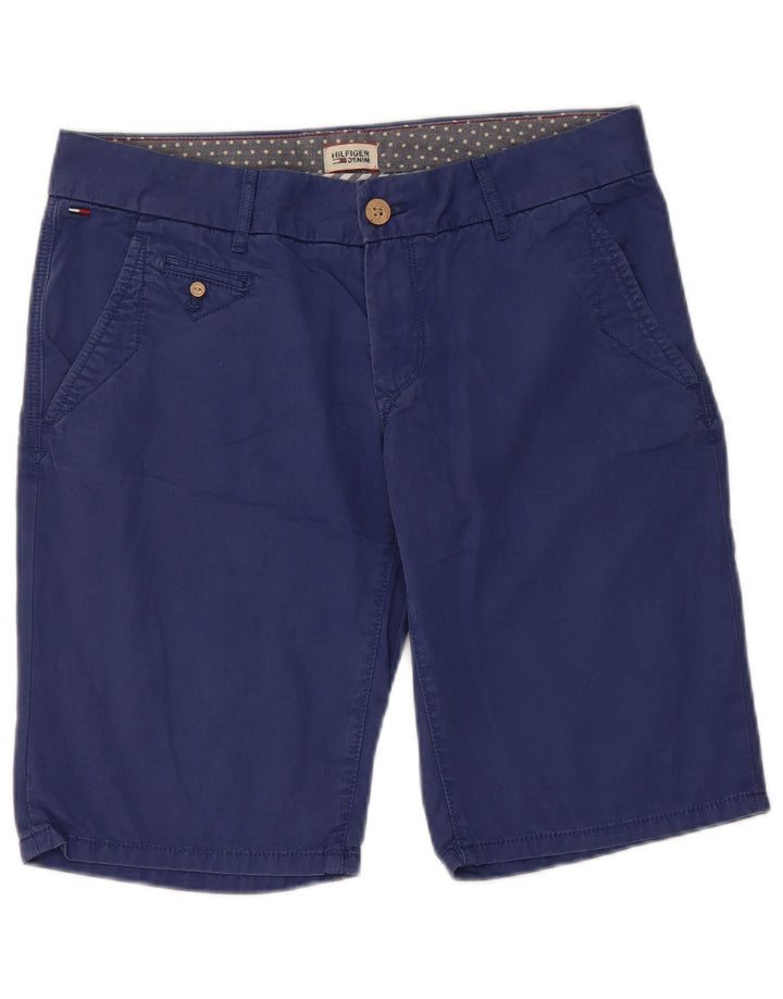 Damskie spodenki Chino Tommy Hilfiger W28 Średni niebieski, bawełniany