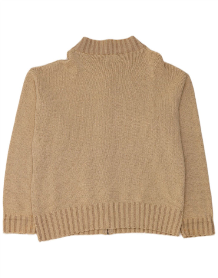 Męski sweter rozpinany Kappa XL, beżowa bawełna
