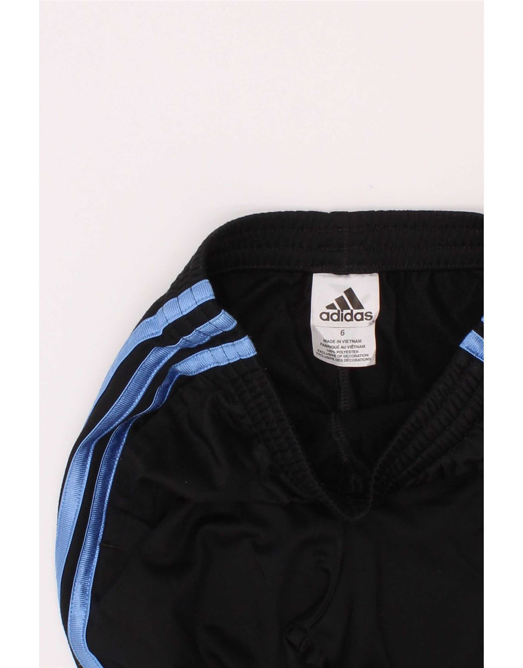 Chłopięce spodnie dresowe Adidas 5-6 lat, czarny poliester