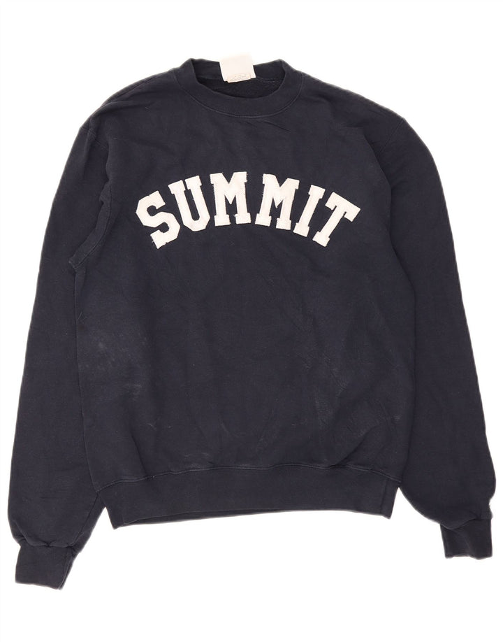 Męska bluza Champion Summit Graphic Sweter, mała, granatowa, bawełniana