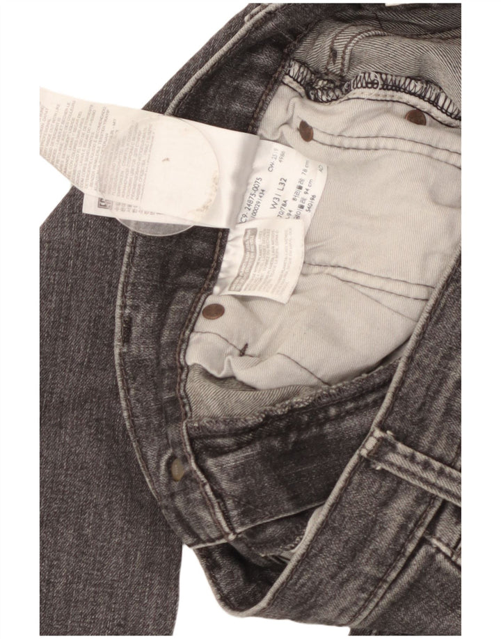 Męskie jeansy Levi's 510 Skinny W31 L32 Szara bawełna