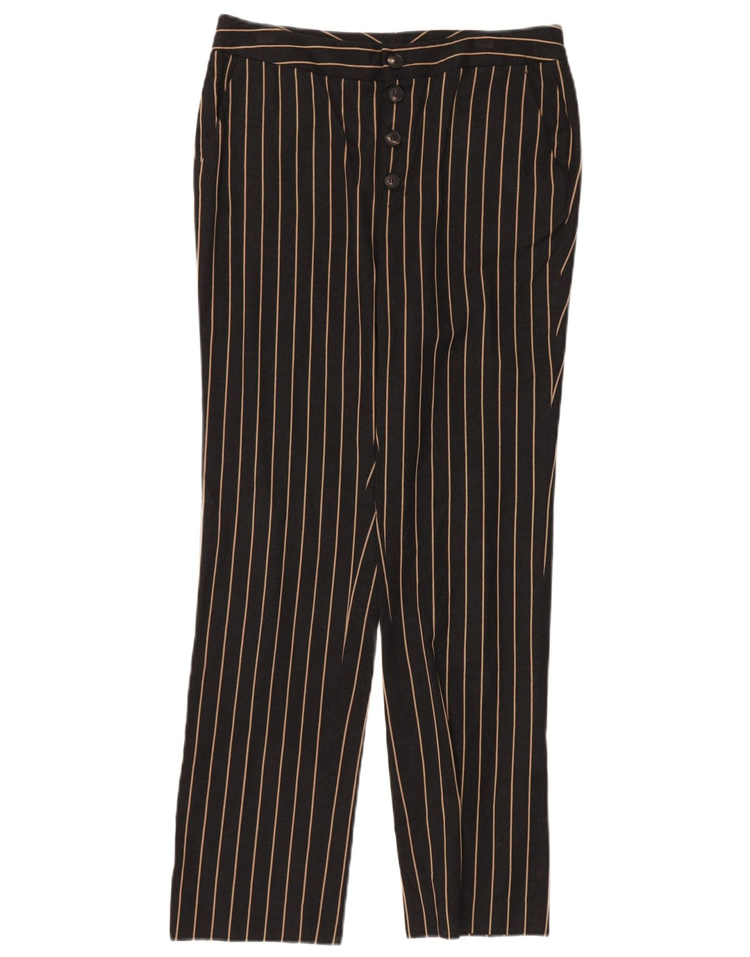 Spodnie Chino MASSIMO DUTTI Damskie z wysokim stanem EU 38 Small W28 L28 Czarne