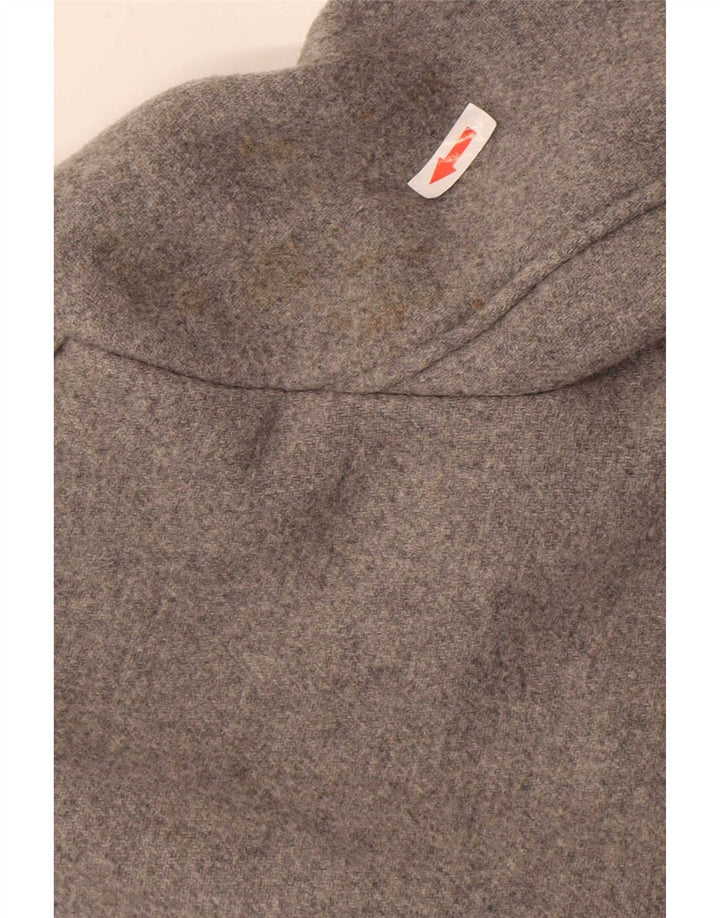 Zara Damski płaszcz Trafaluc Pea Coat UK 6 XS Szary poliester