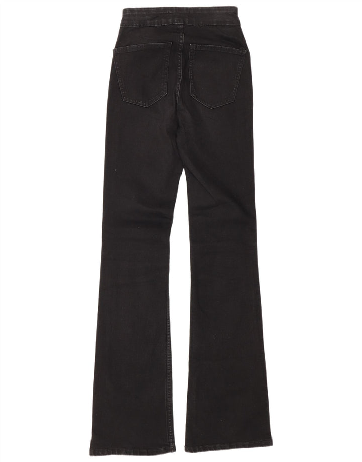 Damskie jeansy rozkloszowane Zara EU 34 2XS W24 L33 Czarne