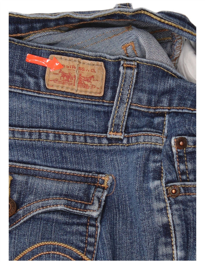 Damskie jeansy Levi's 524 Super Low Skinny W36 L31 Niebieskie