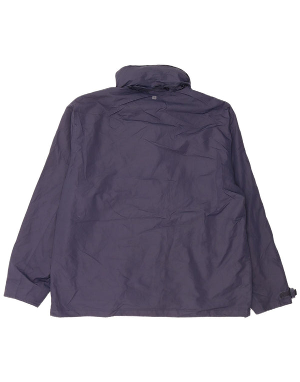 Męska kurtka wiatrówka z kapturem Mountain Warehouse UK 42 XL, granatowa