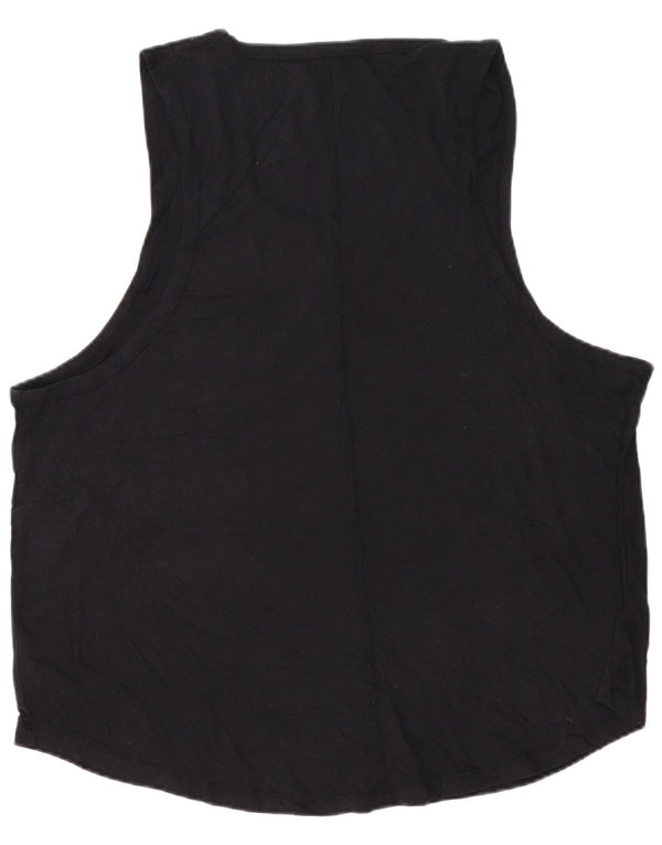 J. Crew Womens Vest Top UK 20 2XL Black Cotton