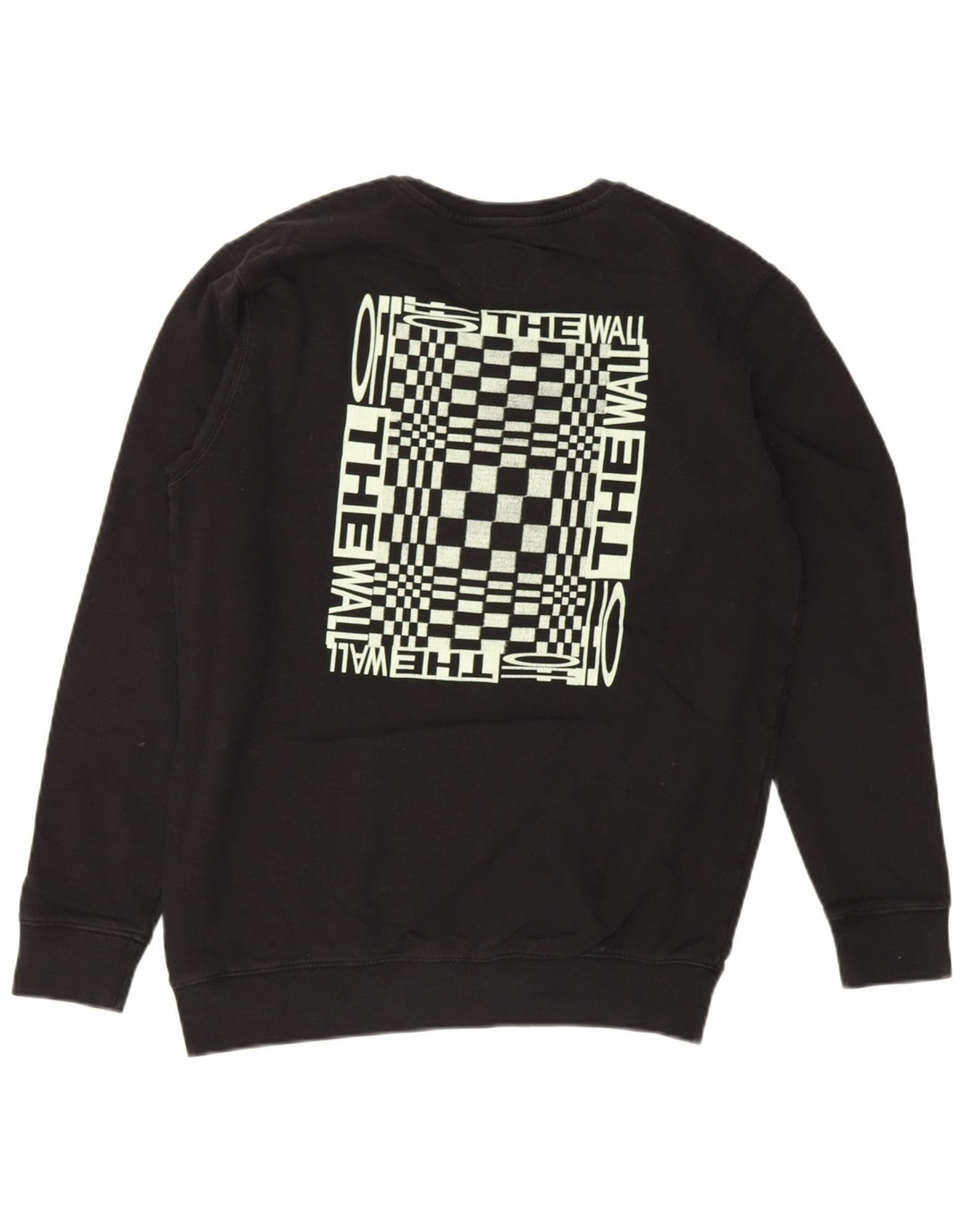 Męska bluza z grafiką Vans, duża, czarna, bawełniana