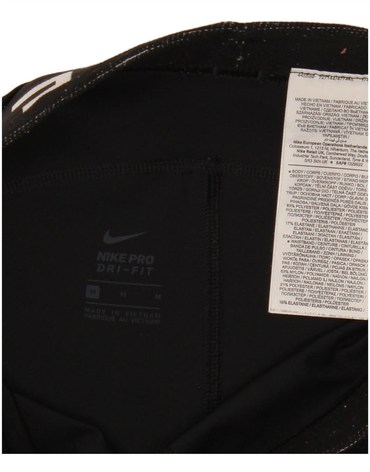 Damskie spodenki sportowe Nike Dri Fit Graphic UK 12, średni czarny poliester