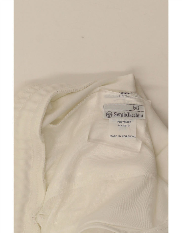 Damskie spodenki sportowe Sergio Tacchini IT 50 XL, biały poliester