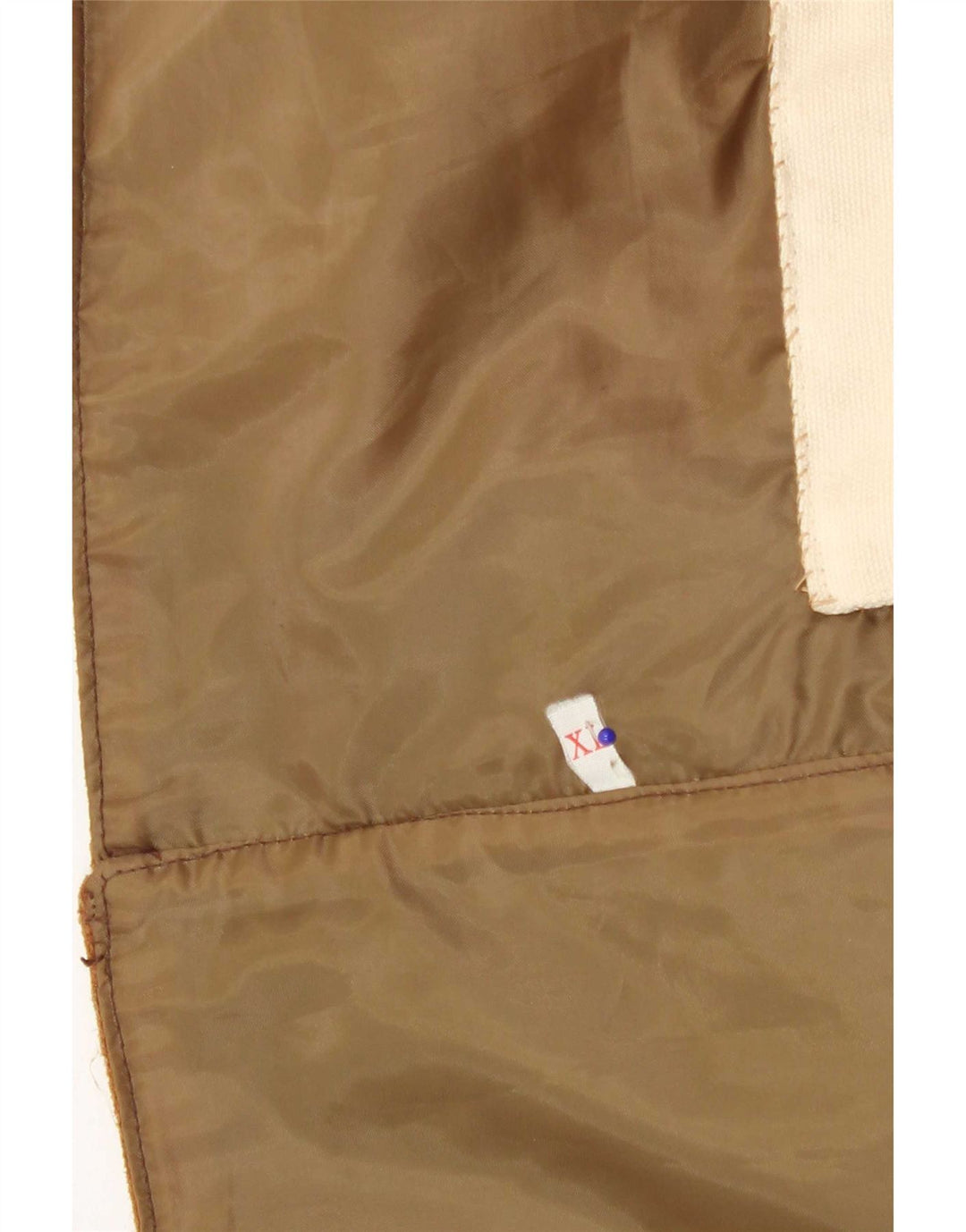 Zamszowa kamizelka męska XL w stylu vintage, brązowa