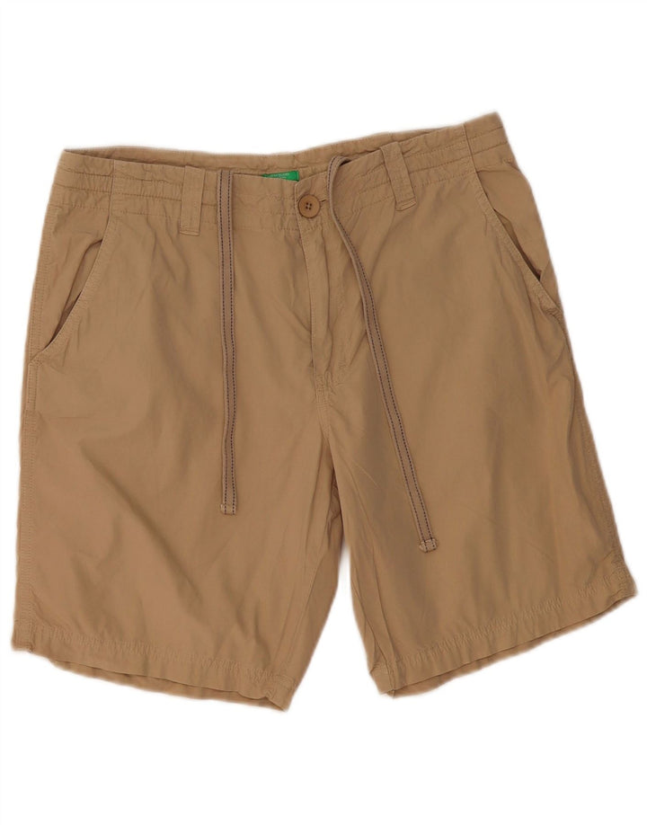 Męskie spodenki Chino BENETTON Medium W32, beżowa bawełna