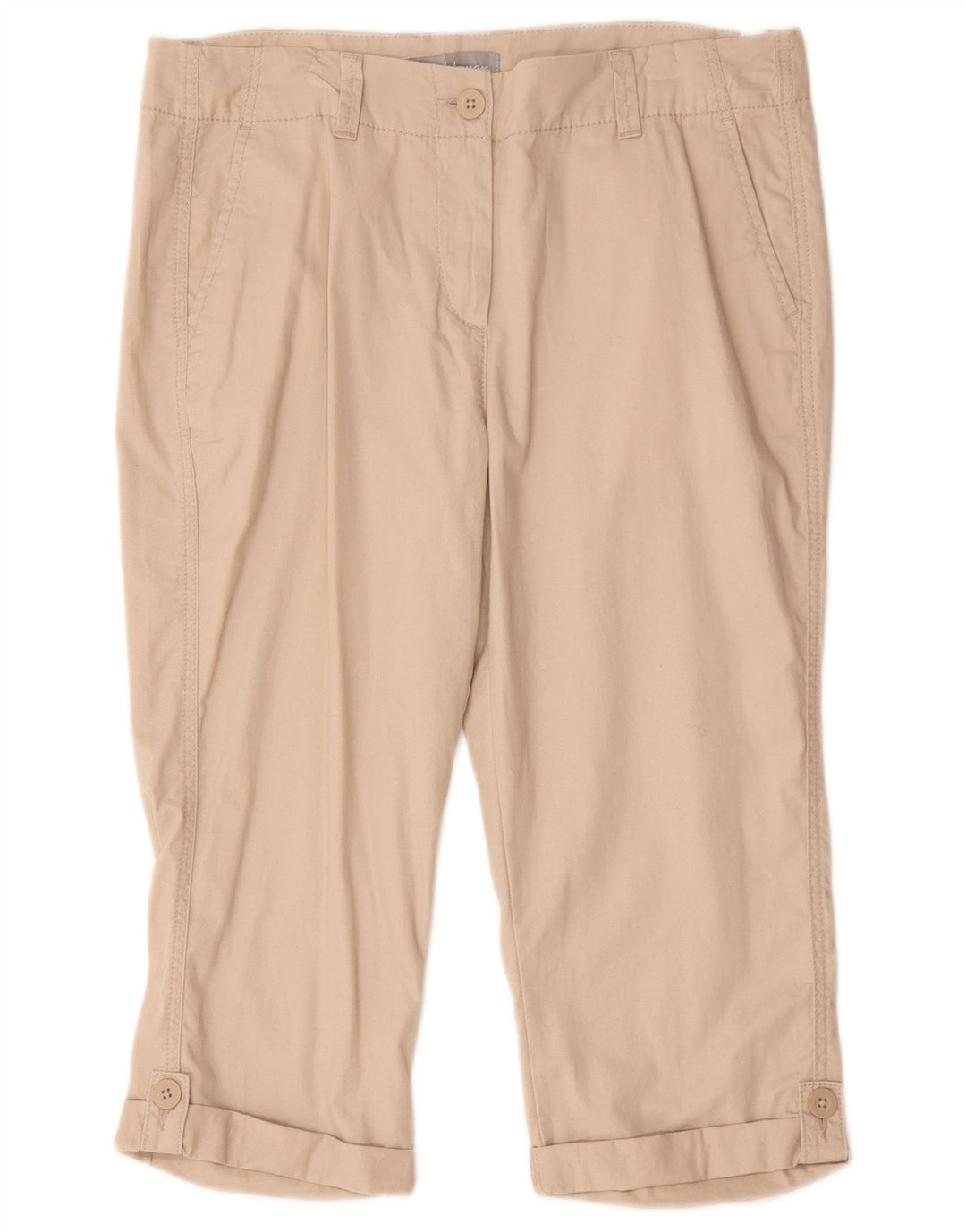 Marks & Spencer Damskie Bermudy UK 12 Medium W32 Beżowa Bawełna