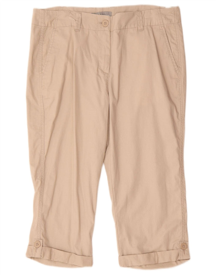 Marks & Spencer Damskie Bermudy UK 12 Medium W32 Beżowa Bawełna