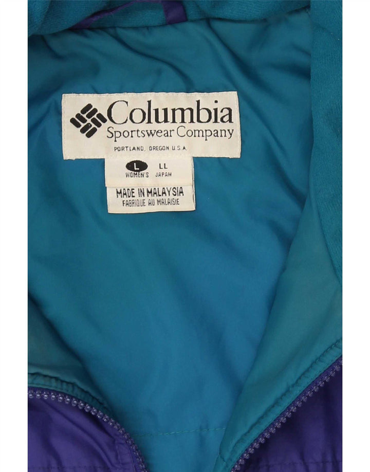 Damska kurtka narciarska Columbia Loose Fit UK 16, duża fioletowa