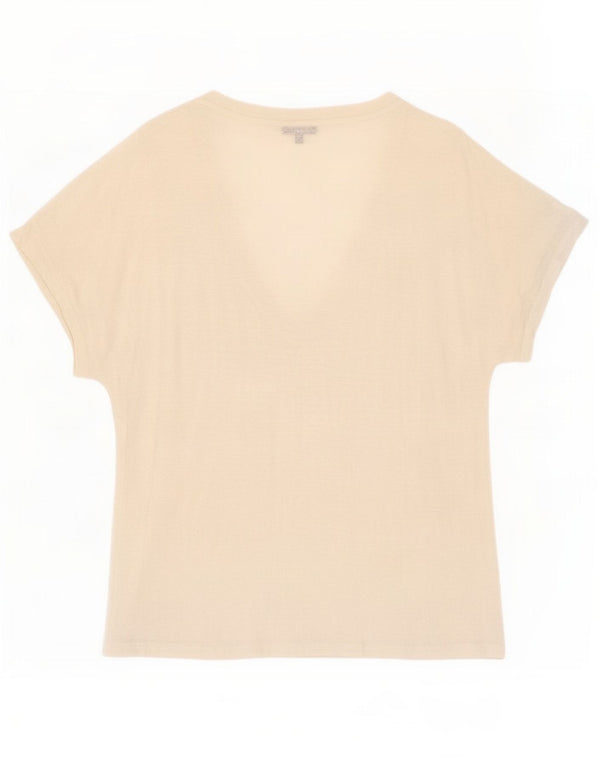 T-shirt damski Massimo Dutti Top UK 14 Średni biały