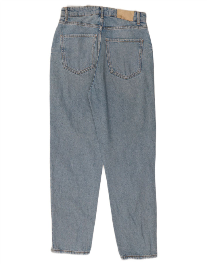 Damskie zwężane dżinsy ZARA z wysokim stanem EU 36 XS W26 L27 Niebieskie