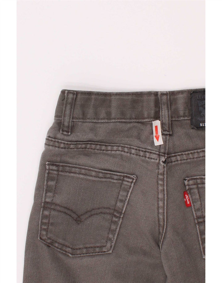 Levi's Boys 511 Wąskie dżinsy w trudnej sytuacji 4-5 lat W22 L18 Szara bawełna