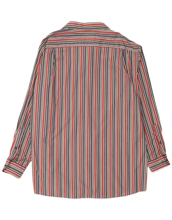 Koszula męska Walbusch, rozmiar 47/48, 2XL, wielobarwna, bawełniana w prążki