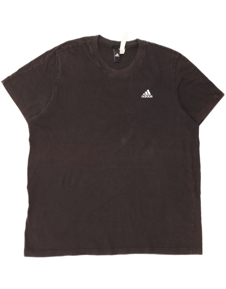 T-shirt męski ADIDAS Top 2XL, czarny, bawełniany