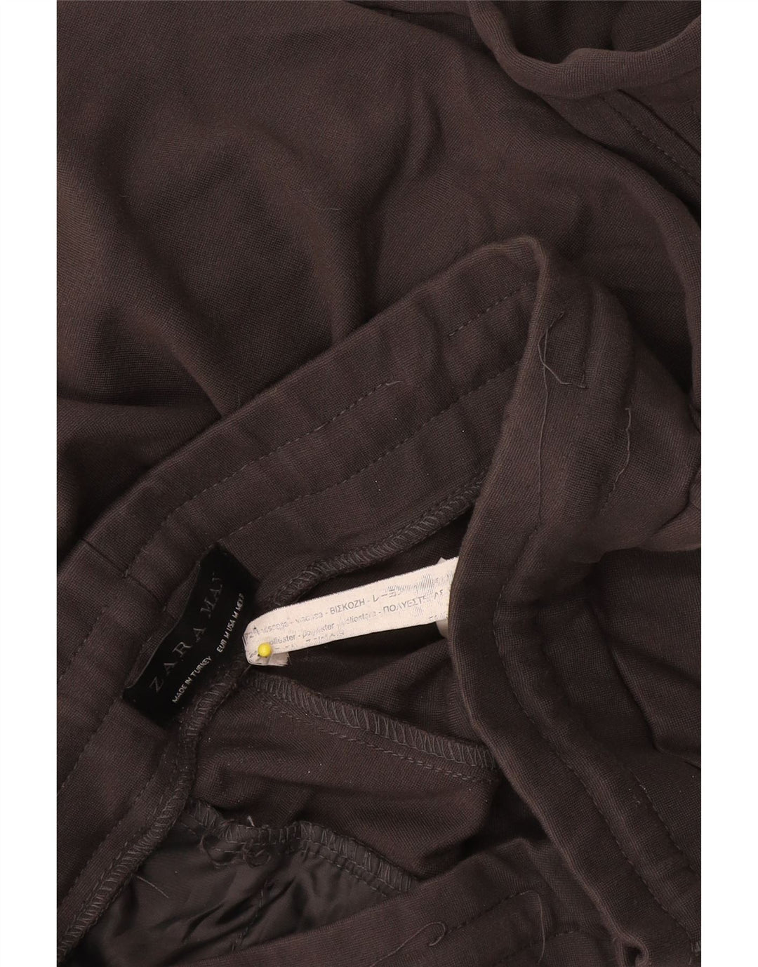 Męskie spodnie dresowe Zara Joggers, średnioszara wiskoza