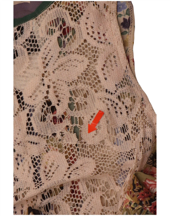 MASTRO MODA Damska sukienka koszulowa UK 12 Średnio wielobarwna w kwiaty