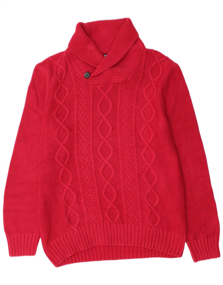 Męski sweter Gap z szalowym dekoltem XL, czerwony