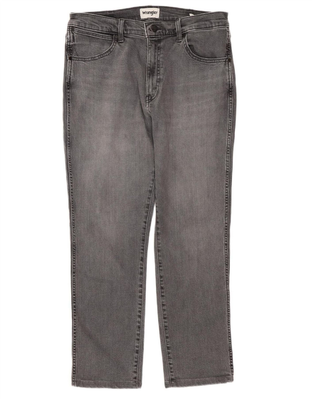 WRANGLER Męskie jeansy Larston Slim W33 L27 Szare bawełniane
