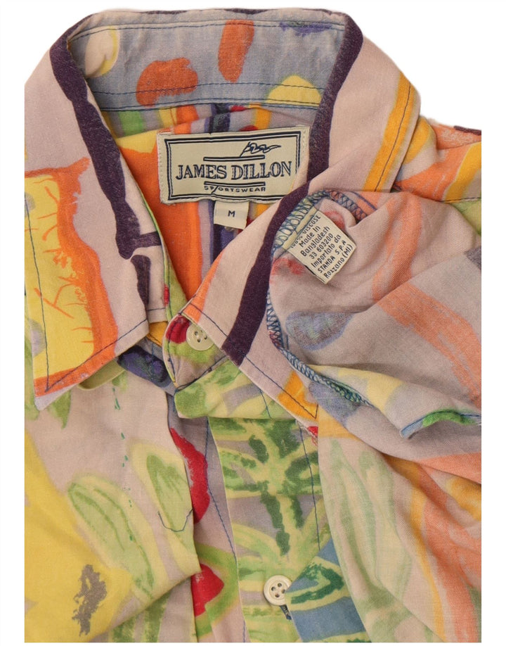 Męska koszula z krótkim rękawem JAMES DILLON, średni wielobarwny patchwork
