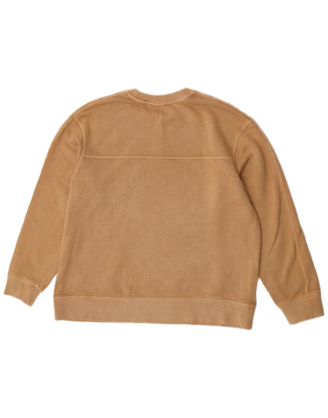Damska bluza oversize Zara UK 14, średnia beżowa bawełna