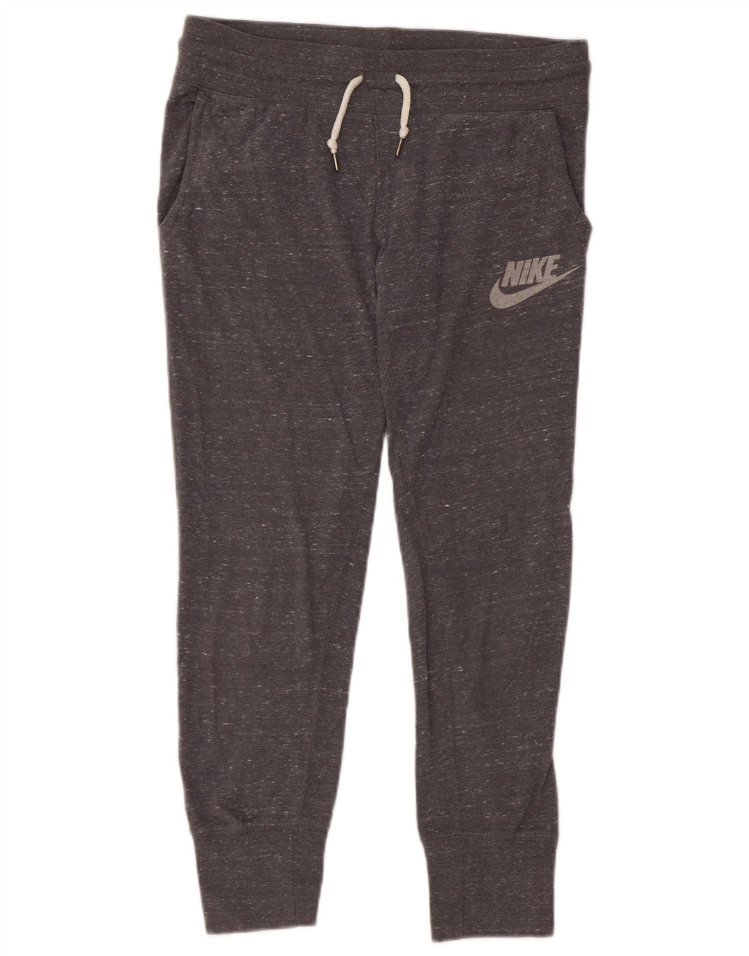 Damskie spodnie dresowe NIKE Joggers UK 6 XS Szara bawełna w plamki