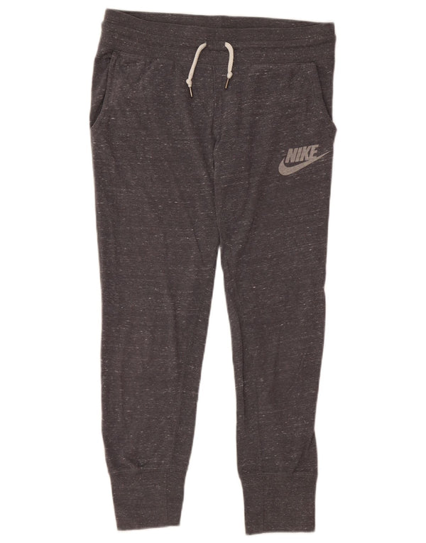 Damskie spodnie dresowe NIKE Joggers UK 6 XS Szara bawełna w plamki