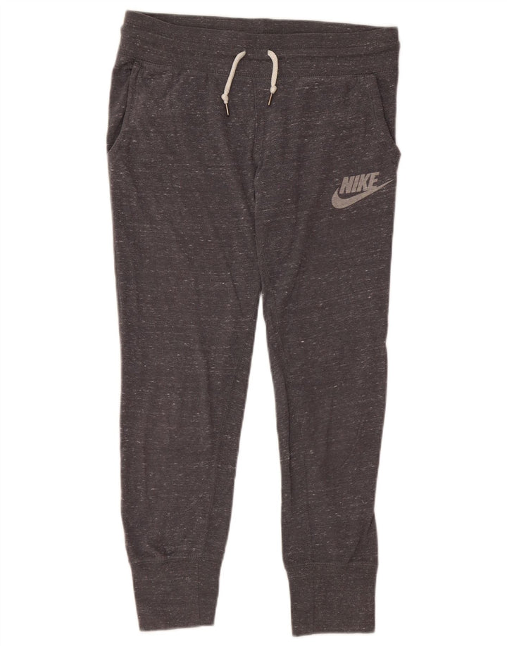 Damskie spodnie dresowe NIKE Joggers UK 6 XS Szara bawełna w plamki
