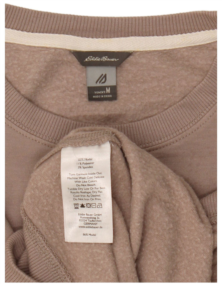 Damska bluza dresowa Eddie Bauer UK 14, modal, średni brąz