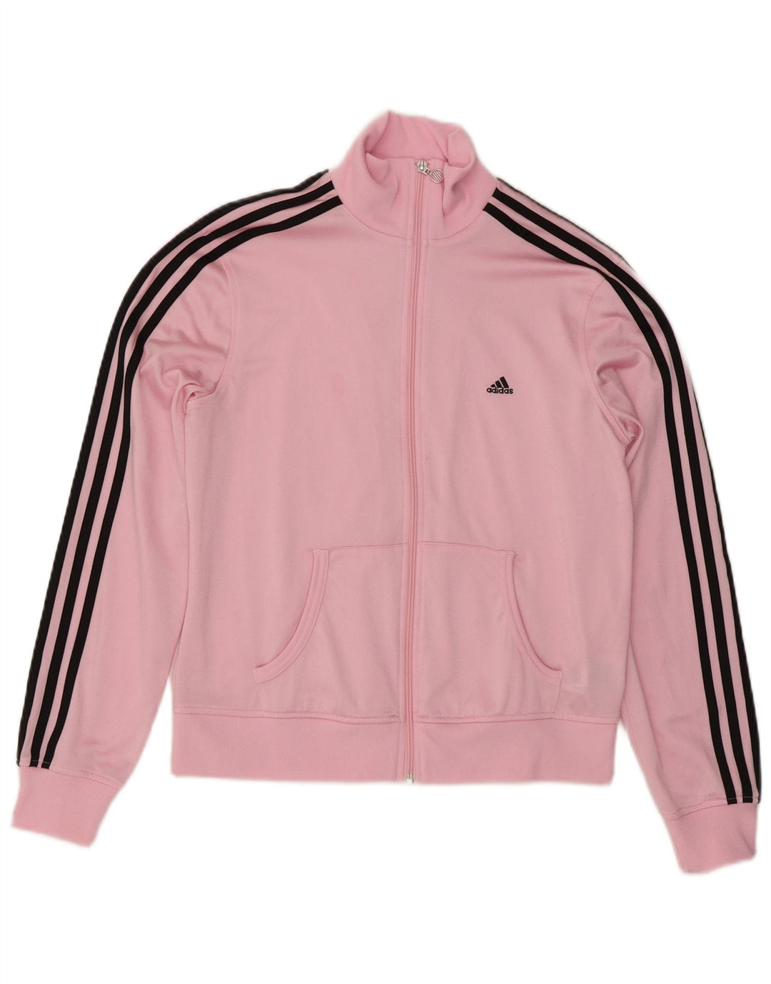 Damska kurtka dresowa Adidas UK 16, duża, różowa, poliester
