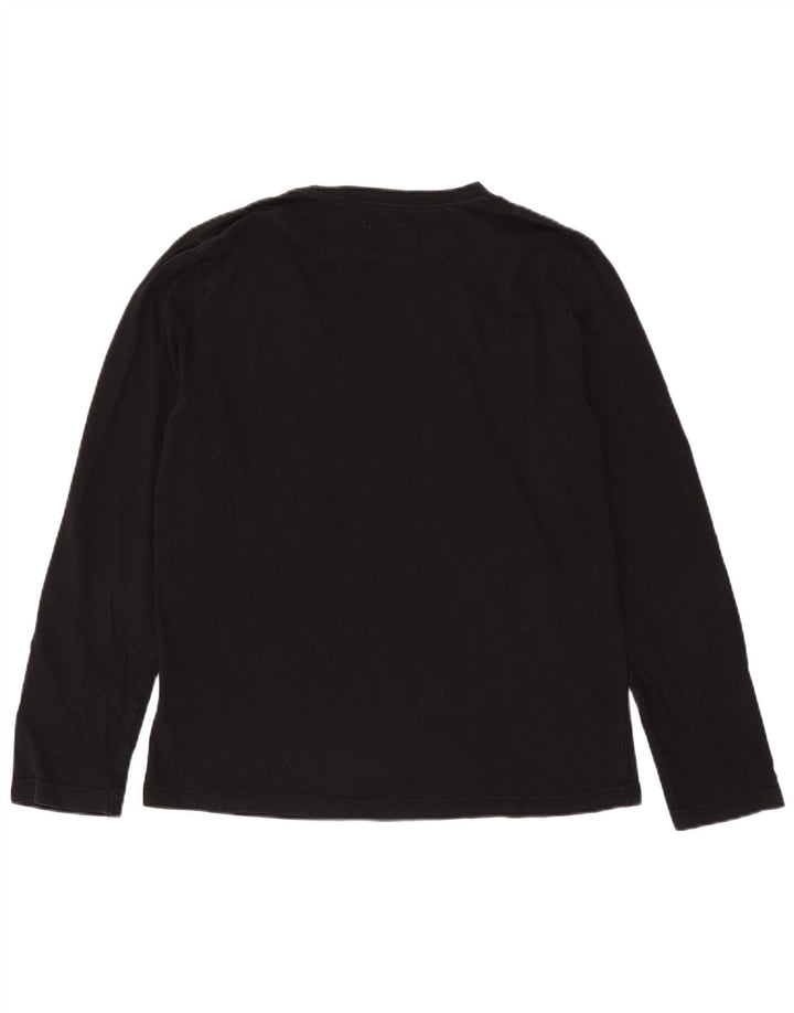 Męski graficzny top Wrangler z długim rękawem XL, czarny, bawełniany
