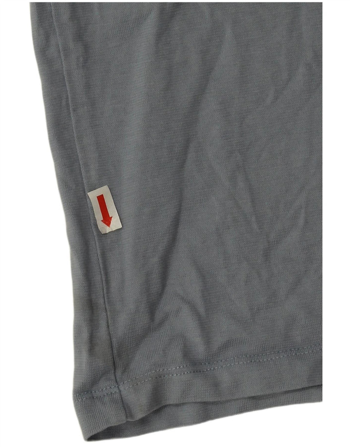 Damska koszulka oversize z grafiką Jordan Top UK 10 Small, szara bawełna