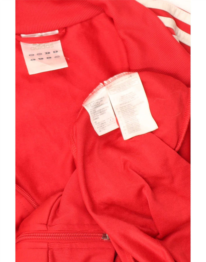 Adidas Męska bluza dresowa Top 2XL Czerwony poliester